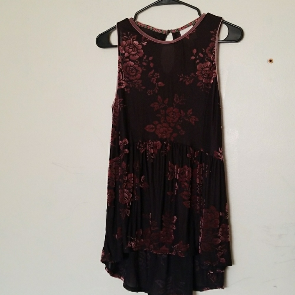 Floral Peplum Blouse